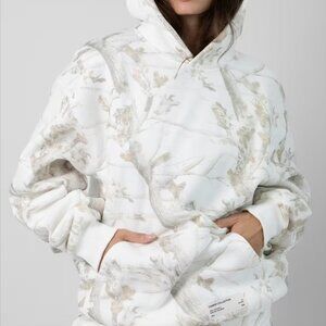 COMFRT Comfort Collection Neutral Oak Camo Hoodie Sweatshirt Small